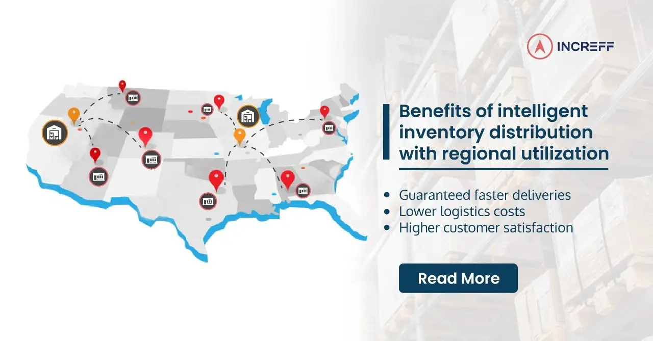 Reduce logistics costs and improve delivery time with Increff Regional Utilization